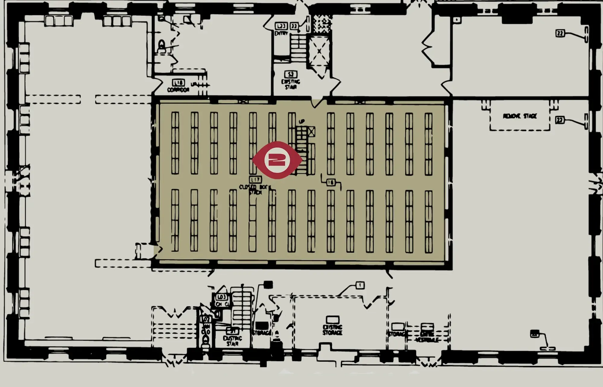 The Stacks Ground Floor Map